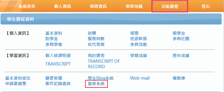 簽核系統